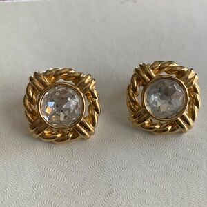 Vintage Swarovski crystal earrings